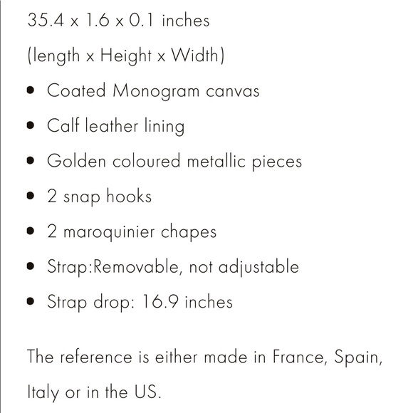 Louis Vuitton Purse Strap - Picture 4 of 5